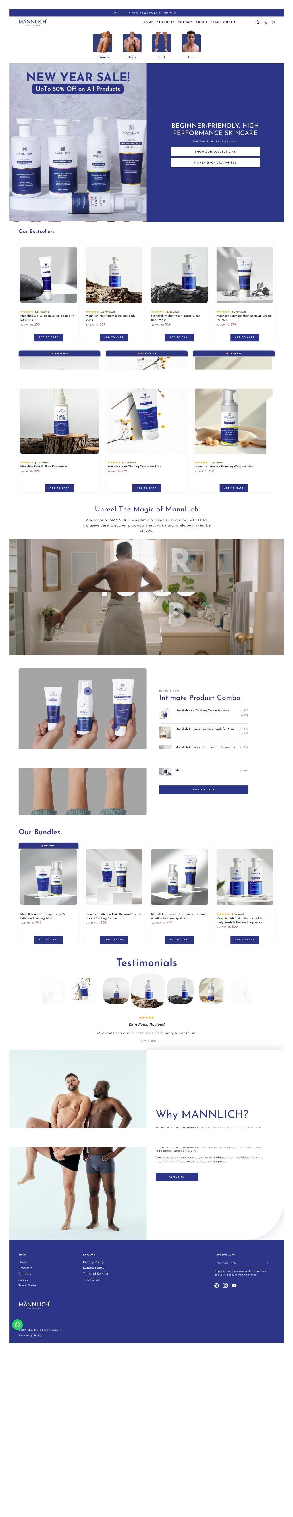 Mannlich Skincare Store